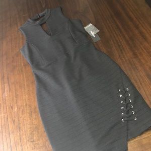 Black bebe short dress